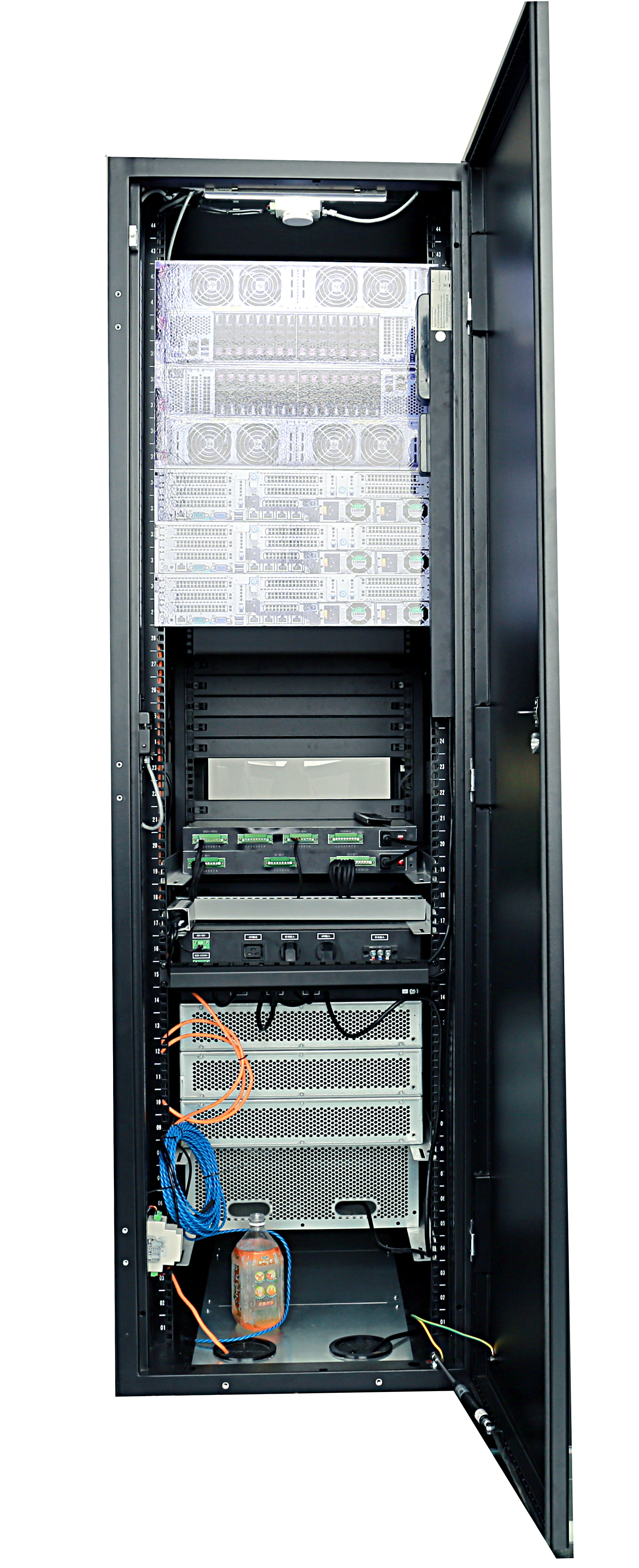 Anti Corrosion Data Center Cooling Systems Ups For Data Center, Integrated Smart Micro Data Center Telecom Cabinet