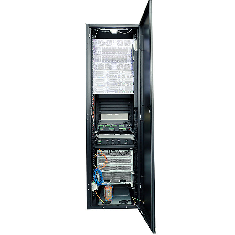 Integrated Smart Micro Data Center Telecom Cabinet, Server 20 Ft Modular Rack De Indoor Data Center Wit Security