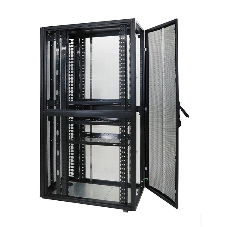 LE 42U Dimensions Server Rack Fireproof Co-location Rack Mount Network Cabinet Enclosure