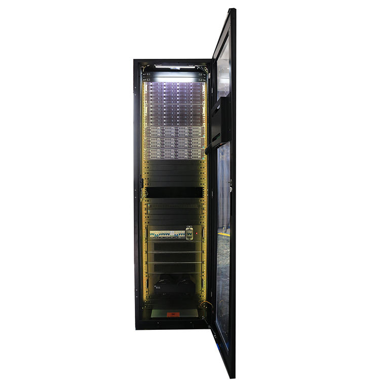 OEM18-42U Network Server Rack Case 24U Free Standing Data Cabinet For Data Center Cooling