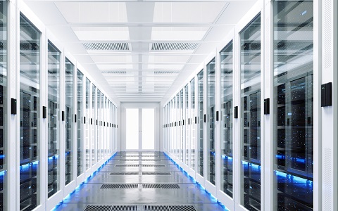 What convenience does the network cabinet bring to the server room?
