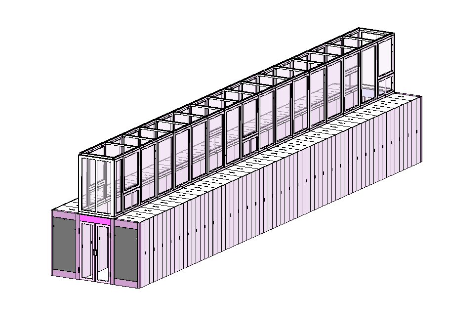 Chimney in Hot Aisle/cold Aisle Airflow System